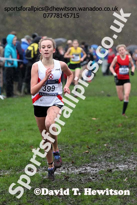 Girls under-15s, British Athletics Liverpool Cross Challenge, Sefton Park, Liverpool. Photo: David T. Hewitson/Sports for All Pics